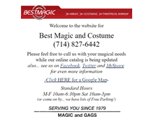 Tablet Screenshot of bestmagic.com